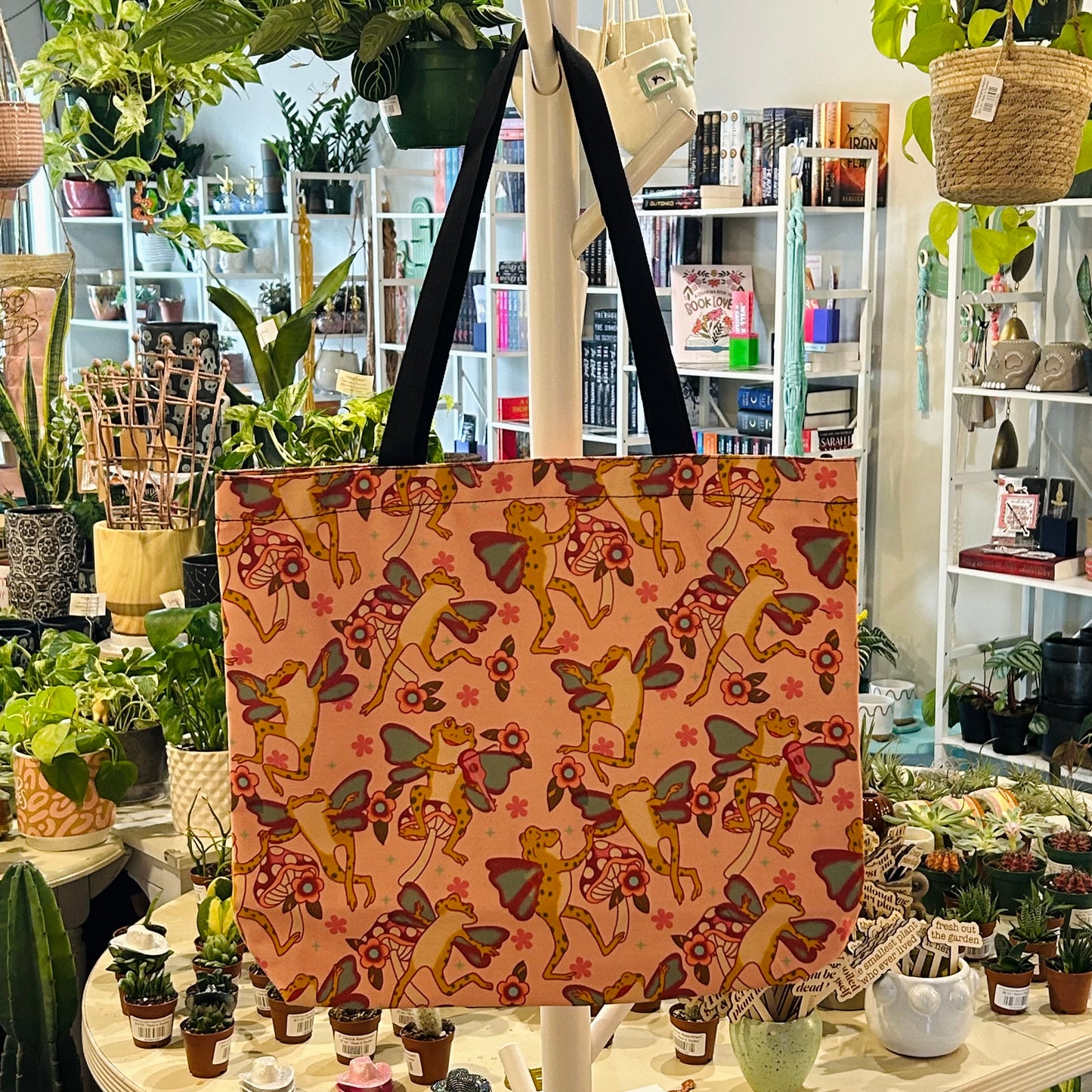 Canvas Tote - Fairy Frogs