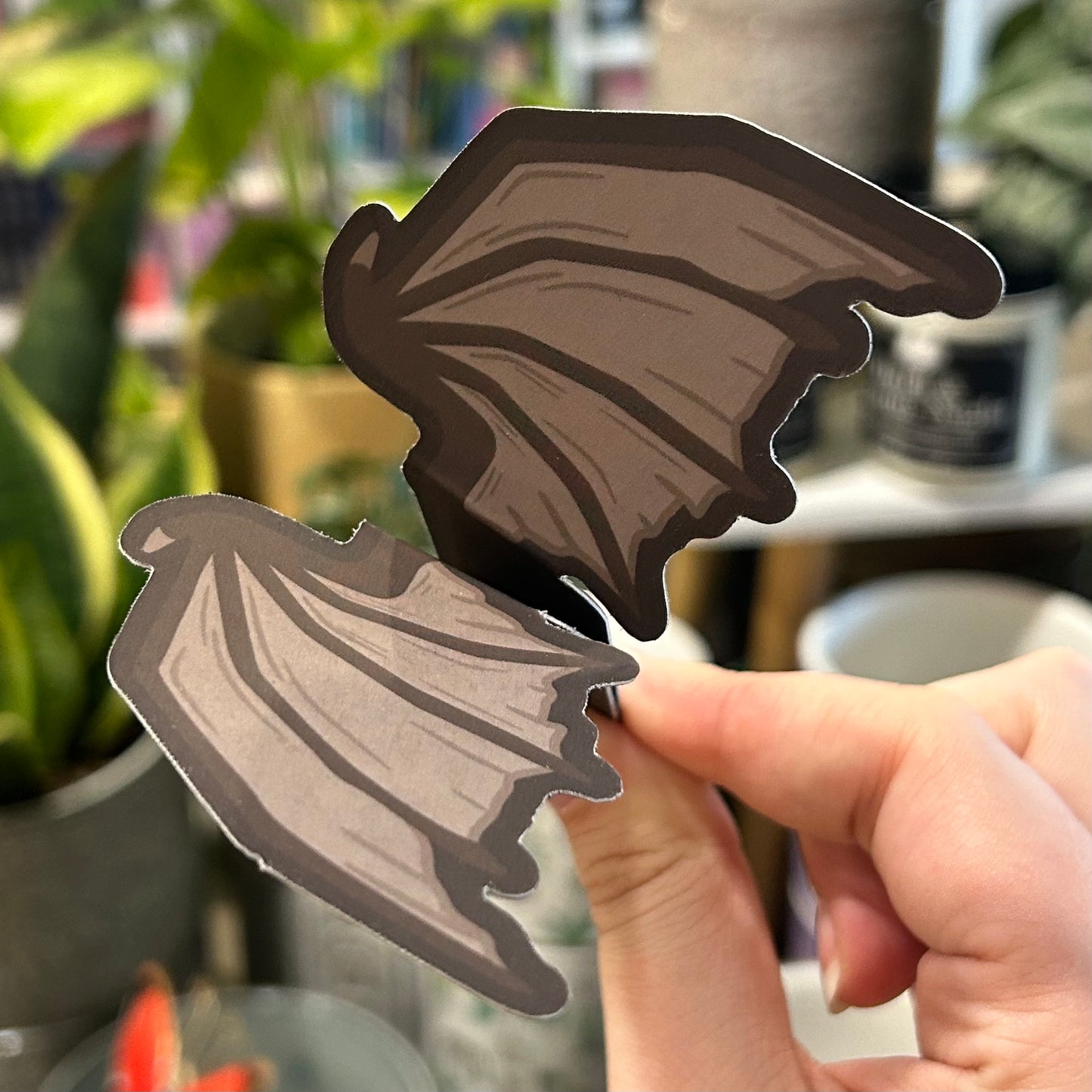 Bookmark - 3D Bat Wings