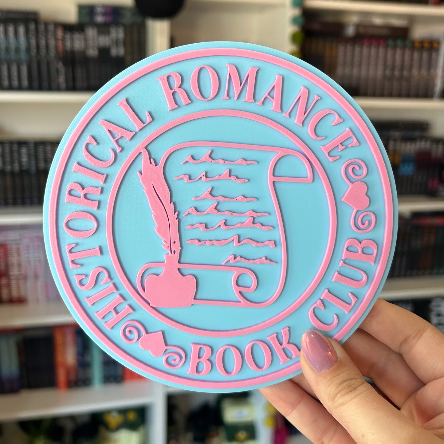 3D Print - Historical Romance Book Club Sign