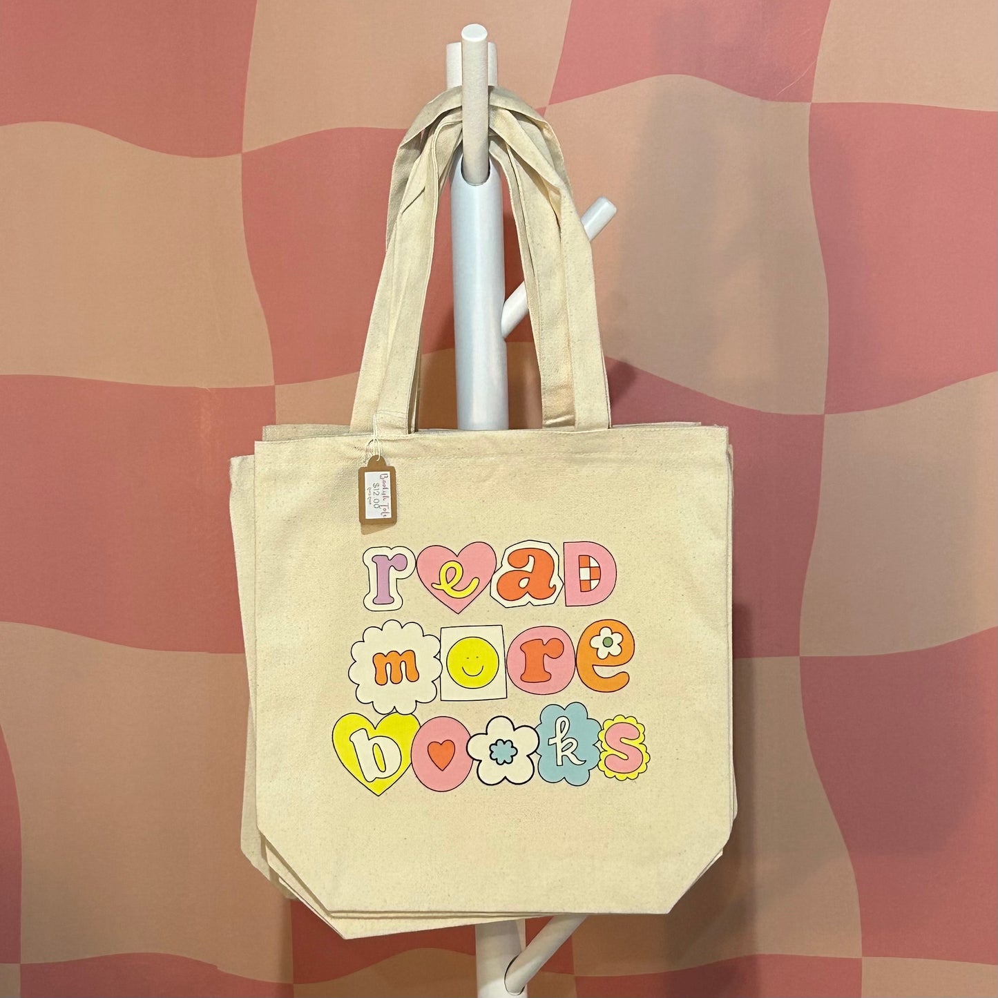 Canvas Tote - Read More Books