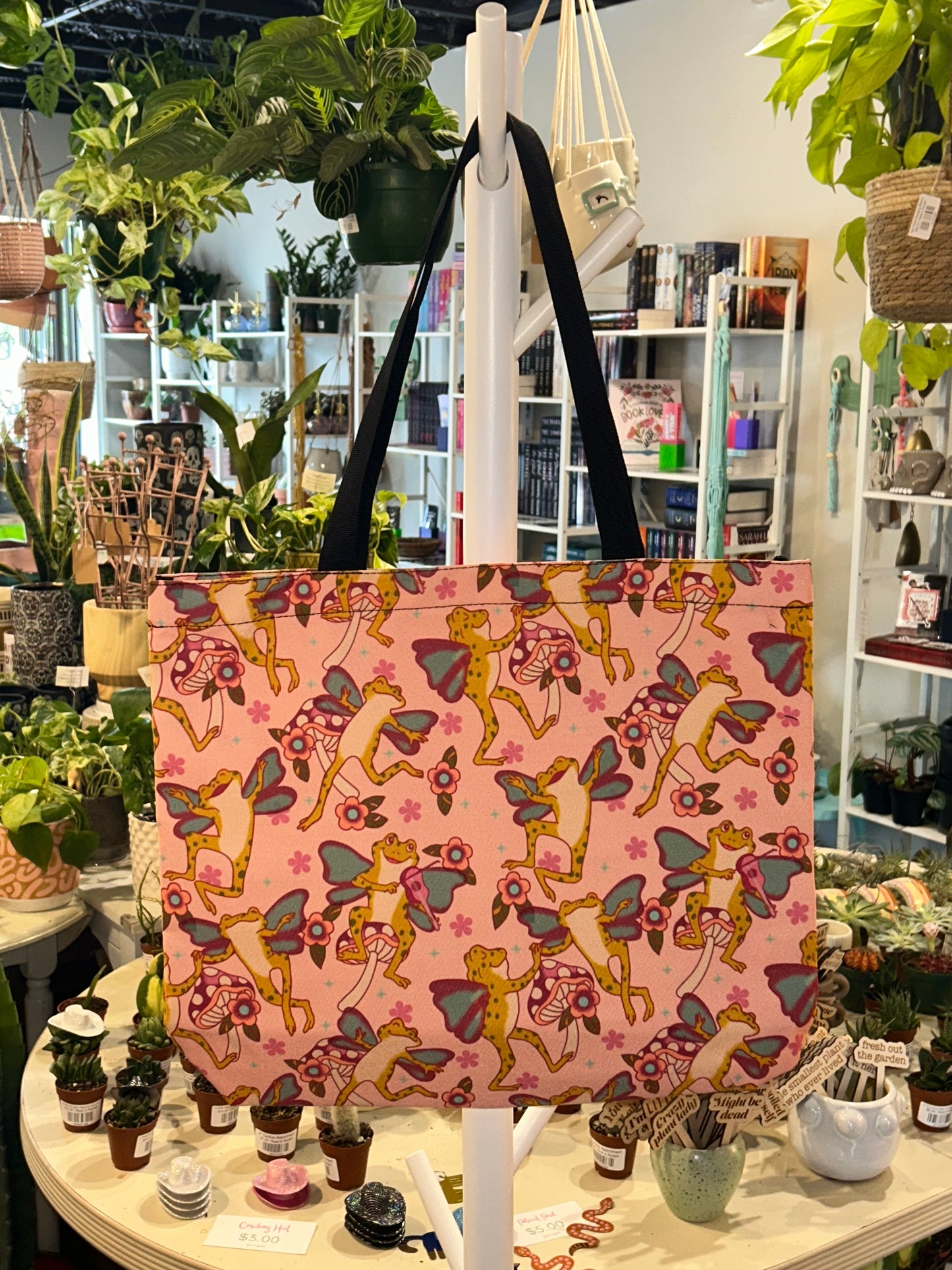 Canvas Tote - Fairy Frogs