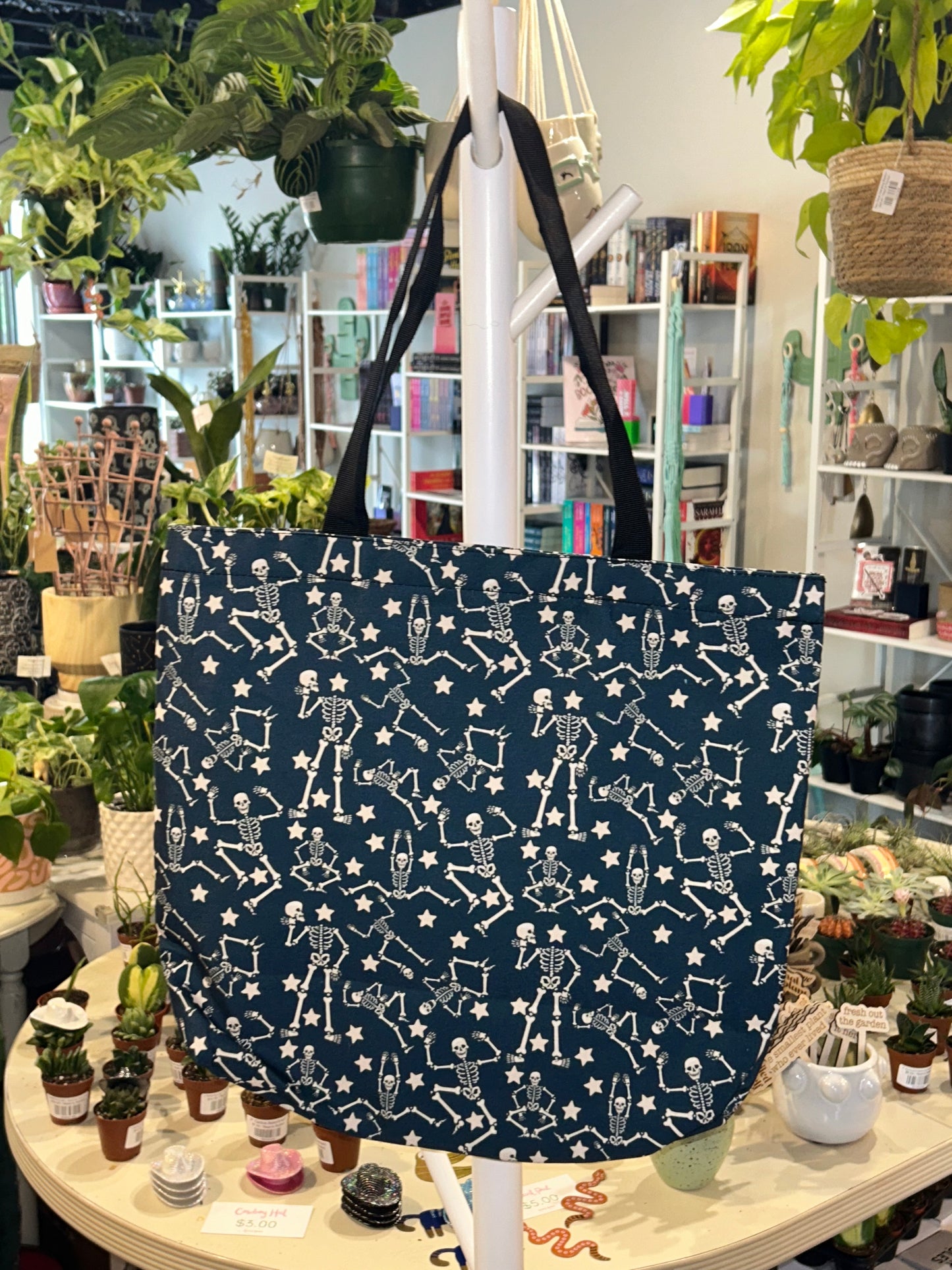 Canvas Tote - Dancing Skeletons