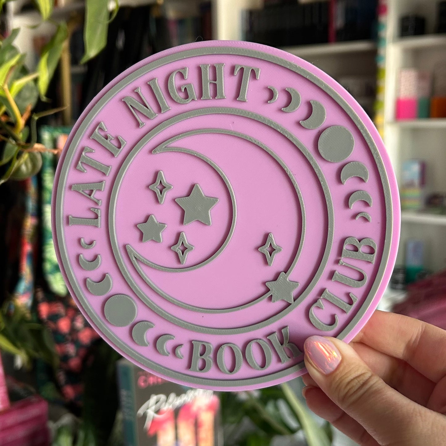 3D Print - Late Night Book Club Sign