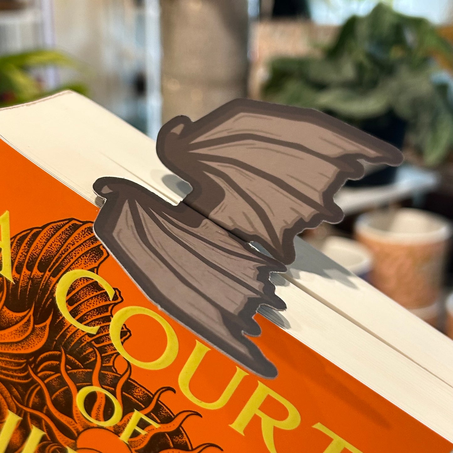 Bookmark - 3D Bat Wings
