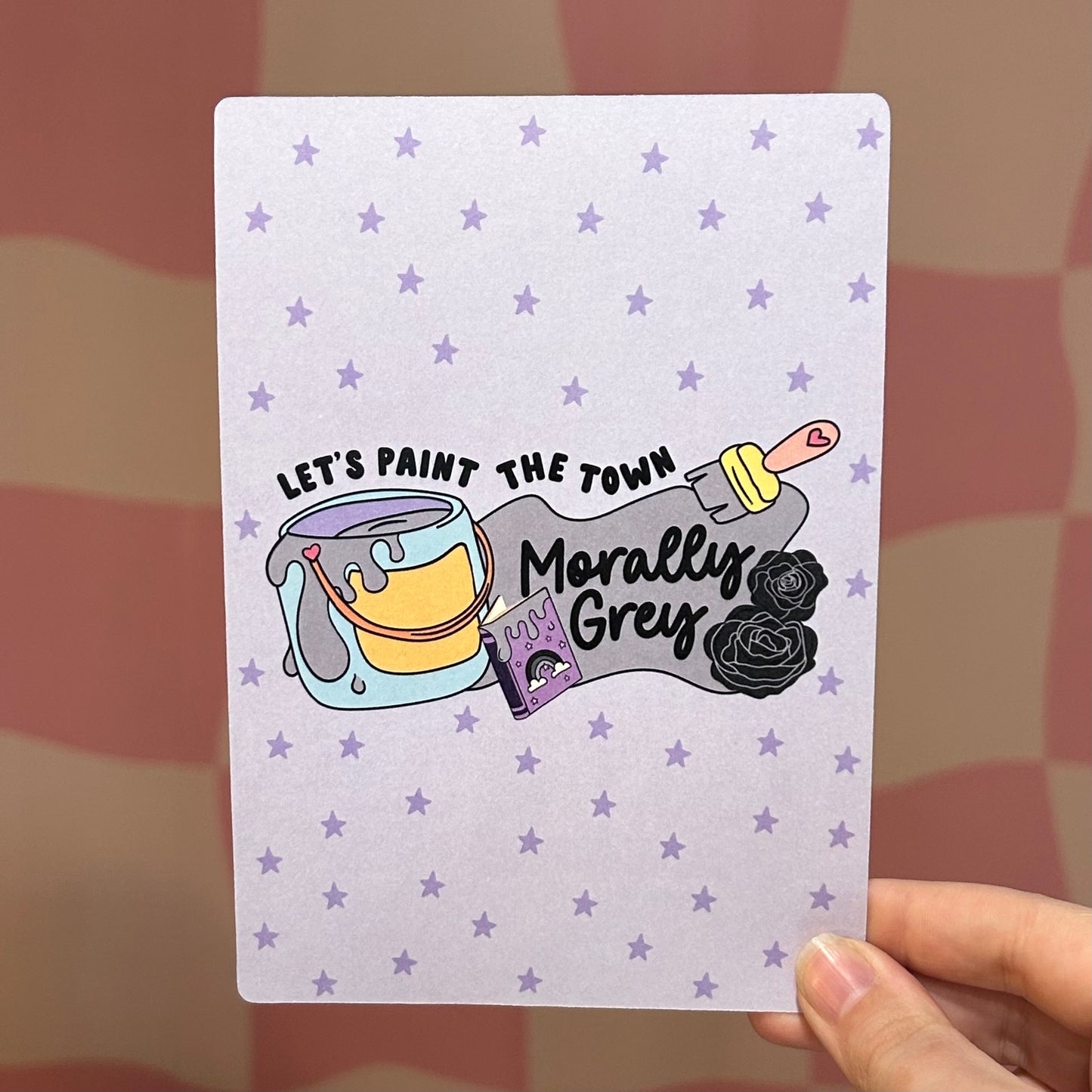 Kindle Insert - Let's Paint The Town Morally Grey