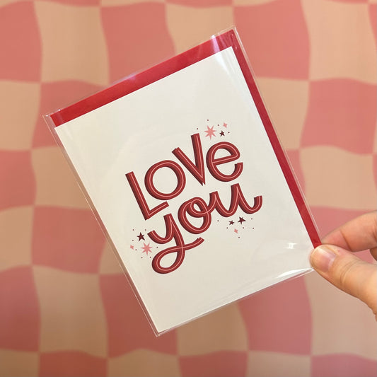 Greeting Card - Love You