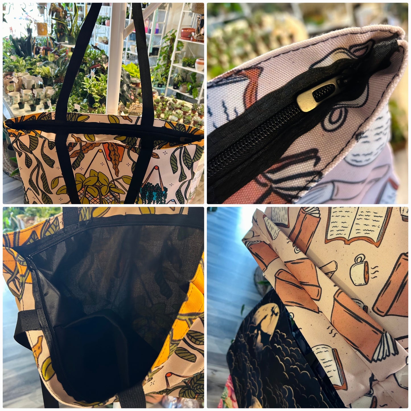 Canvas Tote - Succulents