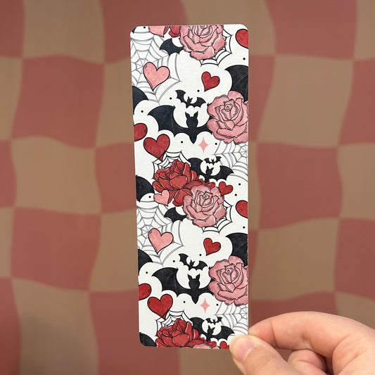 Bookmark - Bats and Roses