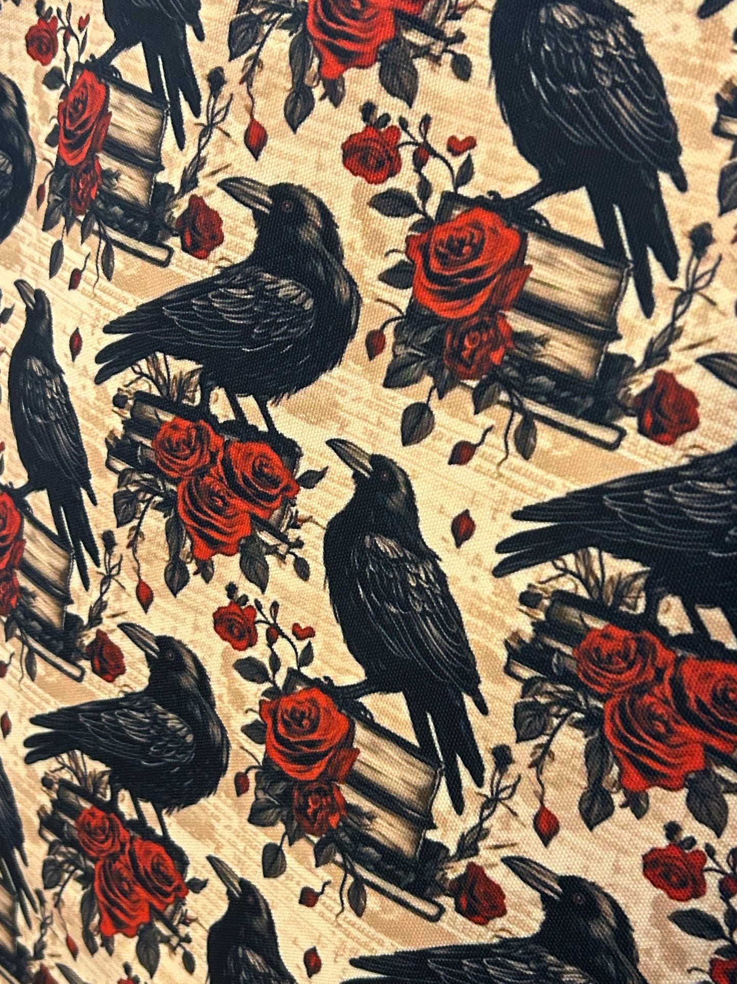 Canvas Tote - Ravens & Roses