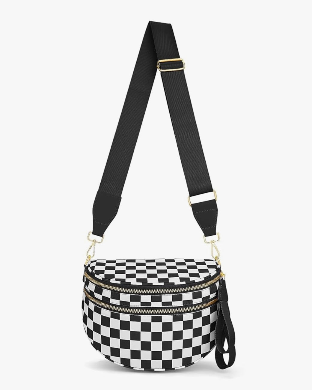 Bag - Checkered Crossbody Kindle Bag