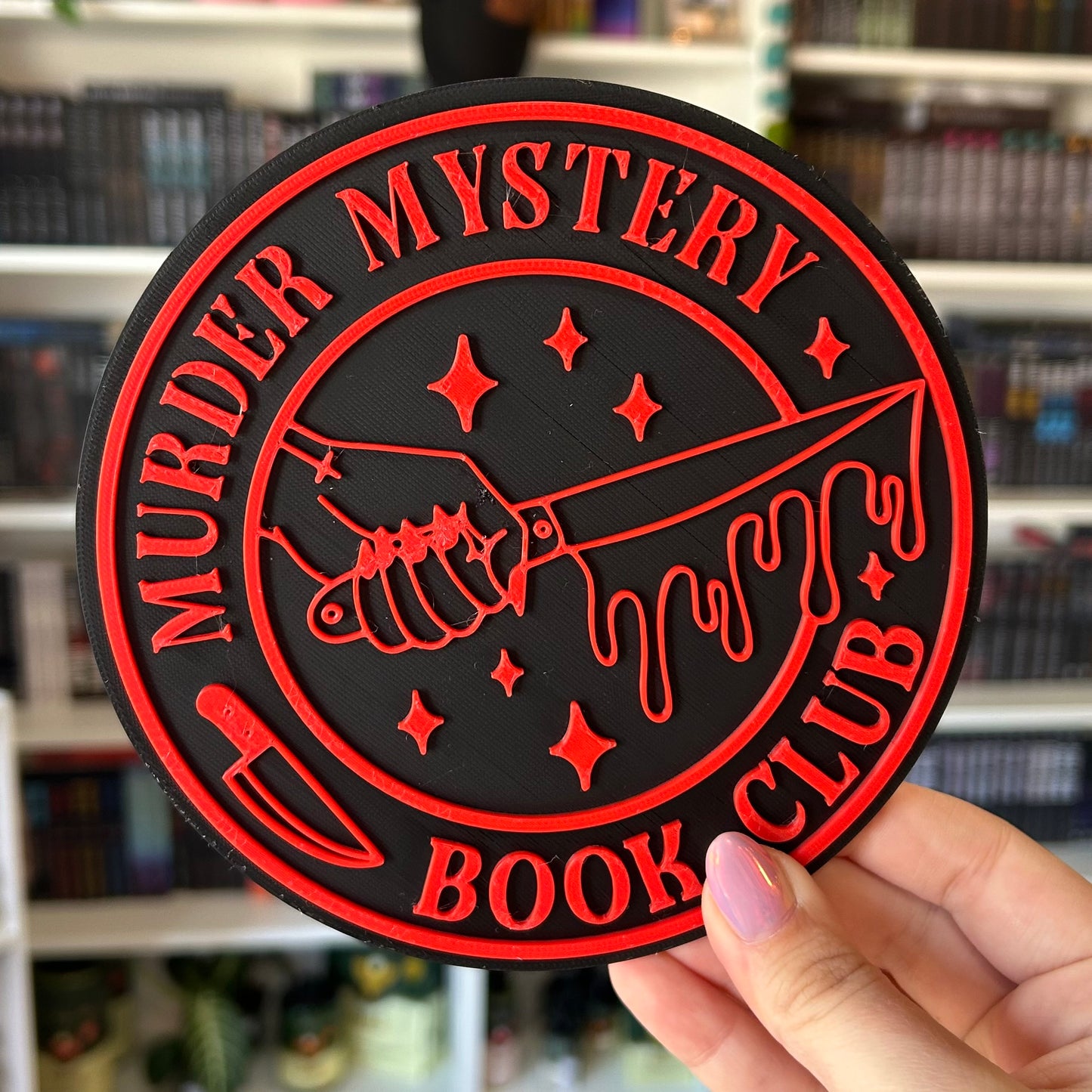 3D Print - Murder Mystery Book Club Sign