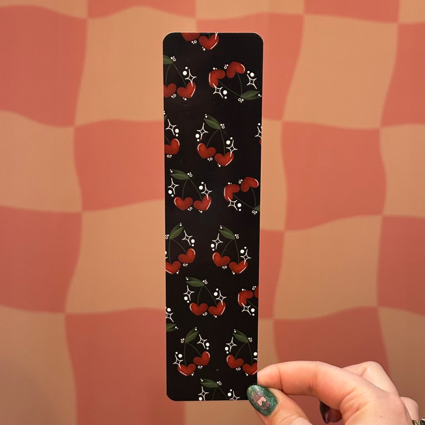 Bookmark - Cherry Hearts