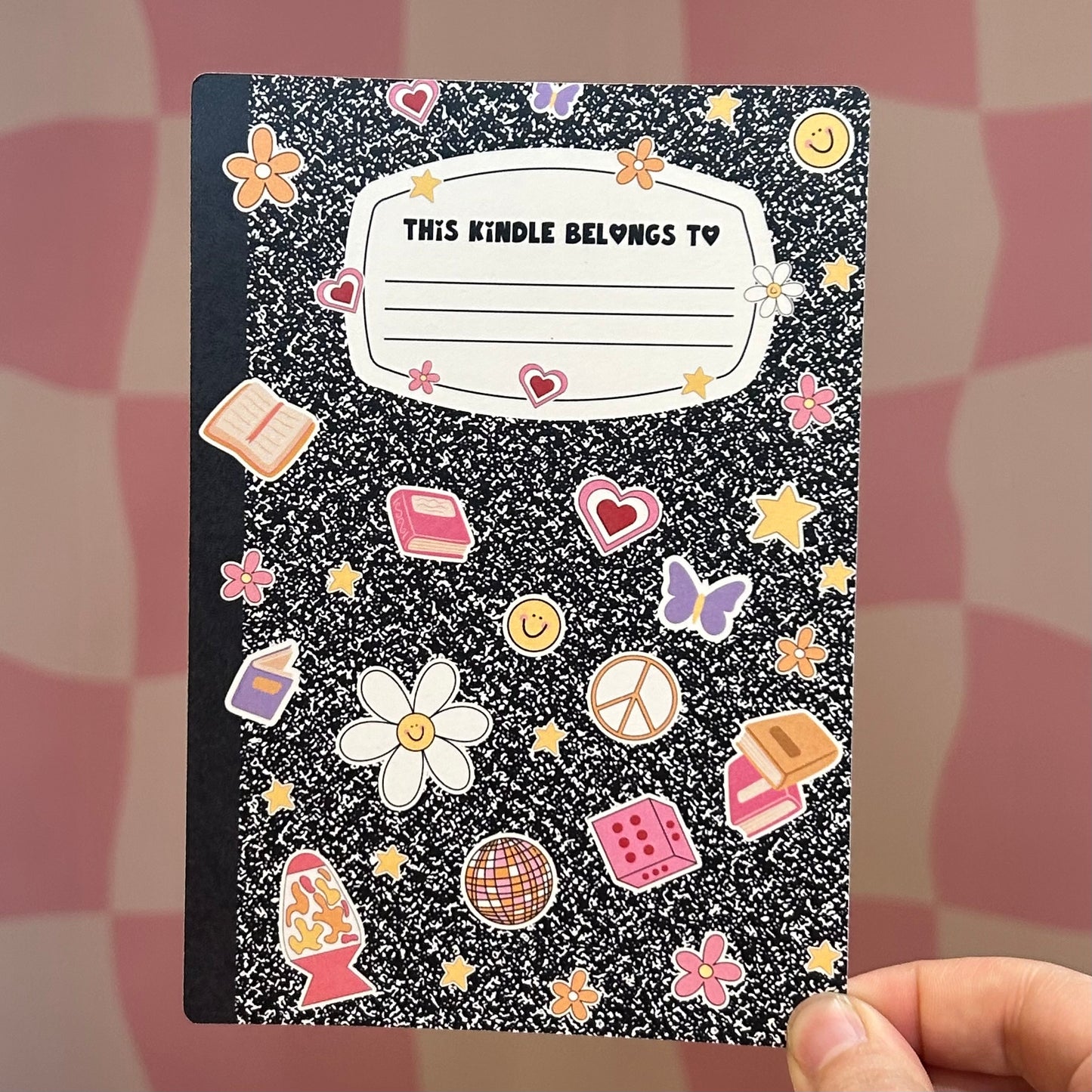 Kindle Insert - Charm Composition Notebook