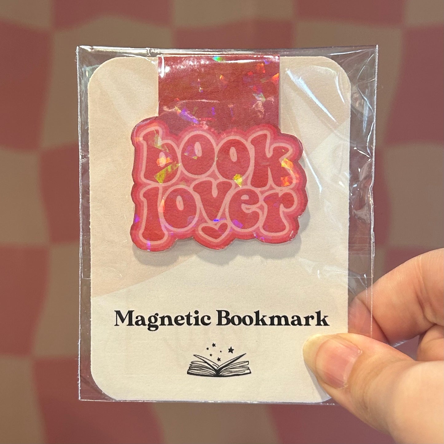 Magnetic Bookmark - Book Lover Holographic