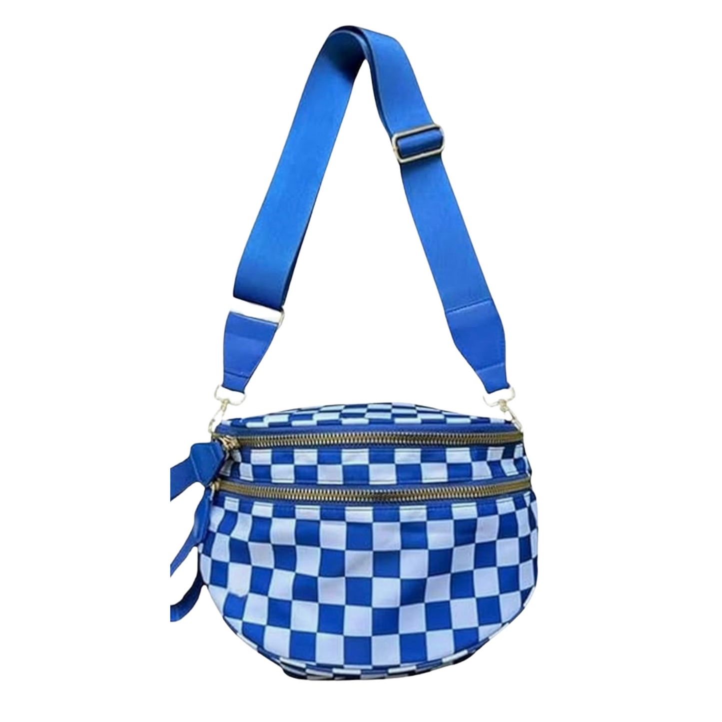 Bag - Checkered Crossbody Kindle Bag