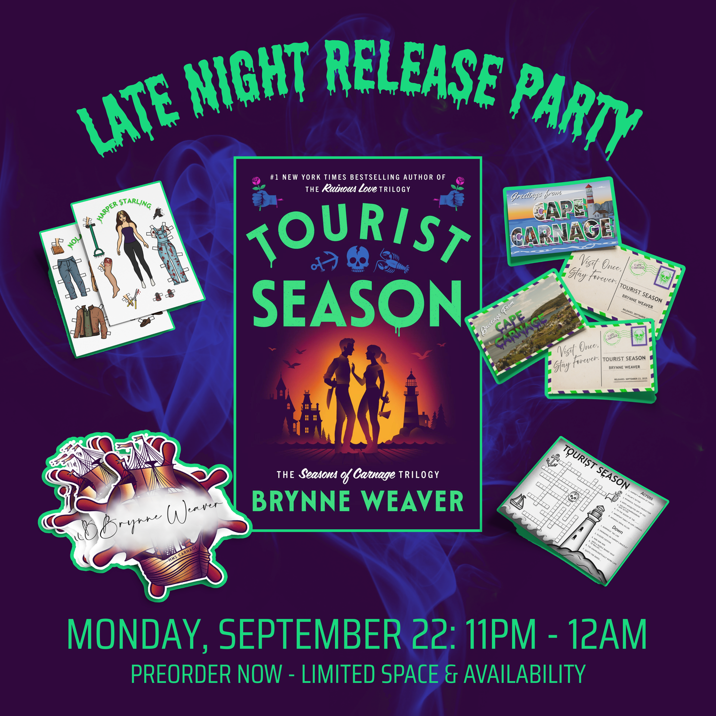 PRE-ORDER Tourist Season - Brynne Weaver (Releases 9/23/2025)
