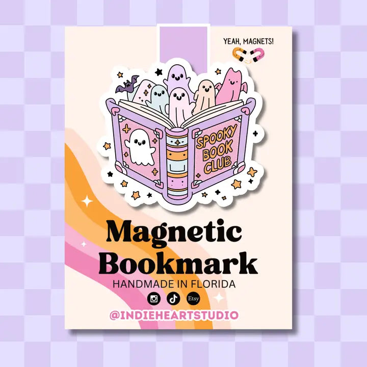 Magnetic Bookmark - Spooky Book Club