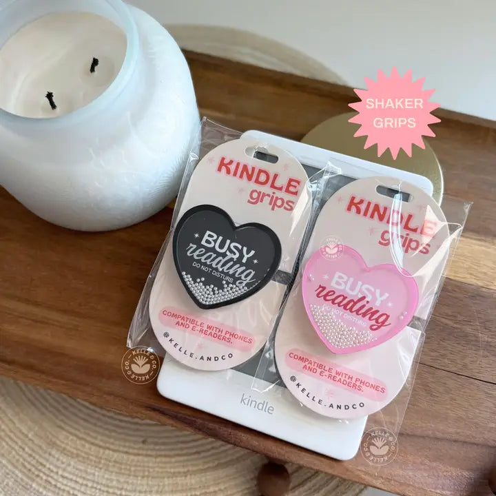 Kindle Grip - Busy Reading Shaker (Sticker Grip)