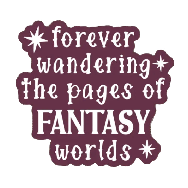 Sticker - Forever Wandering the Pages of Books