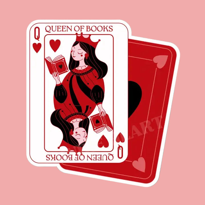 Sticker - Queen of Books