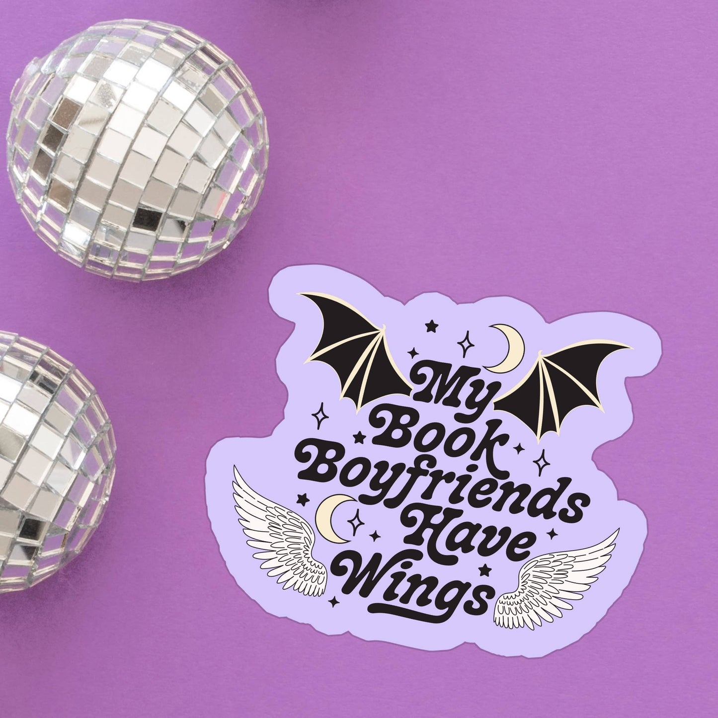 Sticker - My Book Boyfriends Have Wings