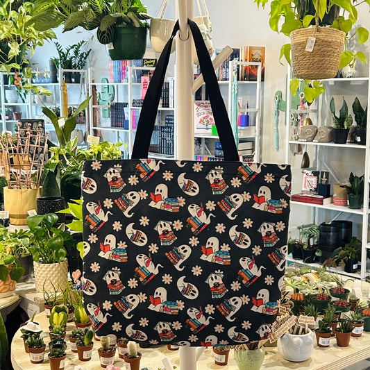 Canvas Tote - Reading Ghosts