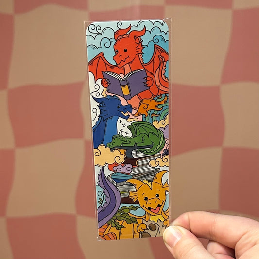 Bookmark - Reading Dragon Pile
