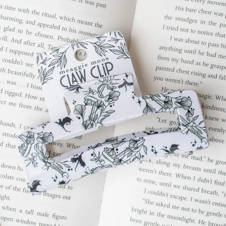 Bookish Hair Claw Clips
