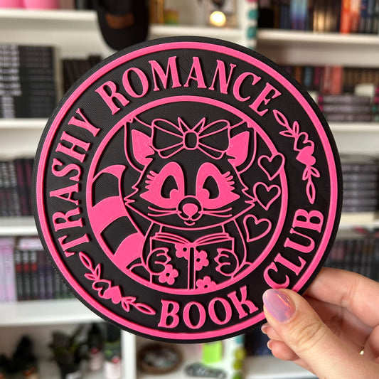 3D Print - Trashy Romance Book Club Sign