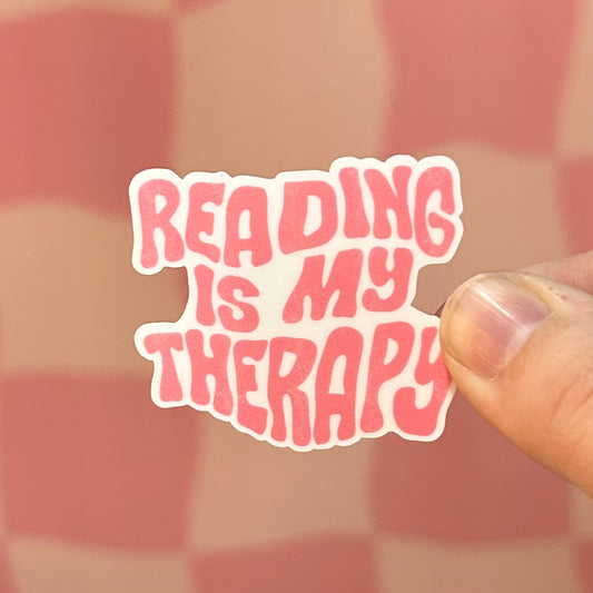 Sticker - Reading Is My Therapy