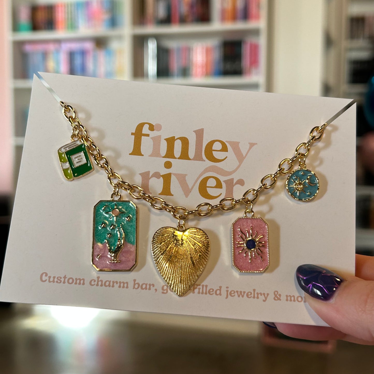 Colorful Celestial Charm Necklace