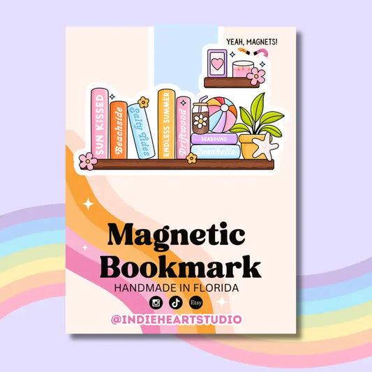 Magnetic Bookmark - Summer Bookshelf