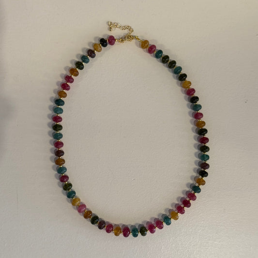 Autumn Berry Beaded Necklace
