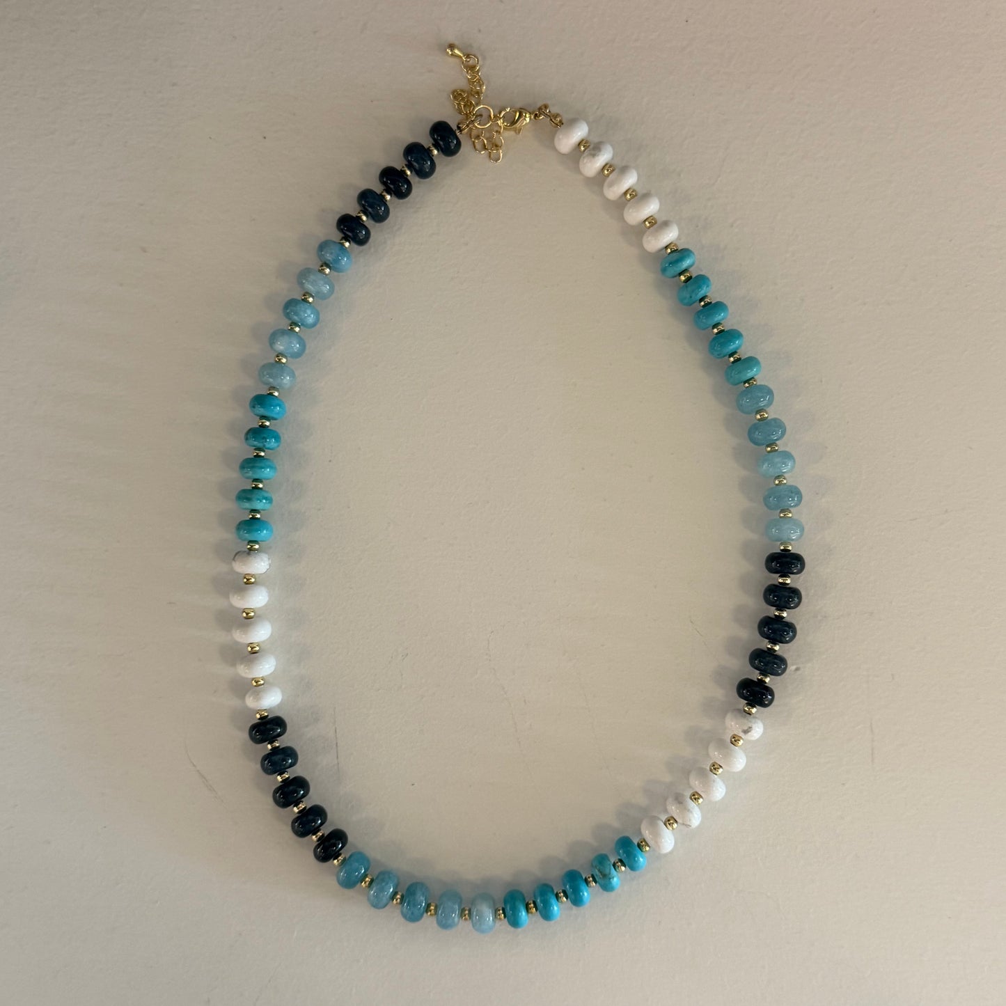 Nautical Blues Beaded Necklace