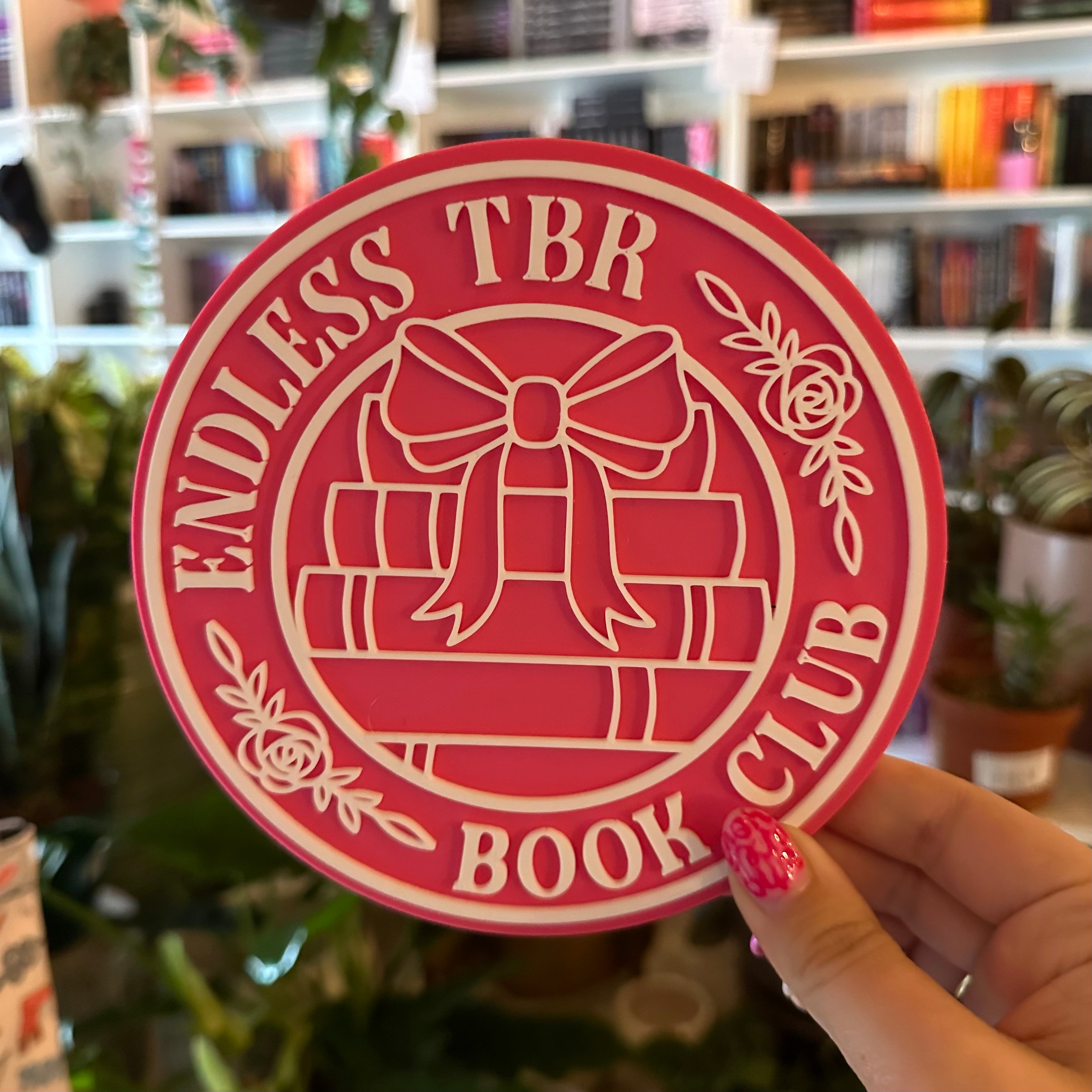Tbr Sign 3D Print - Endless TBR Book Club Sign – Read & Rooted