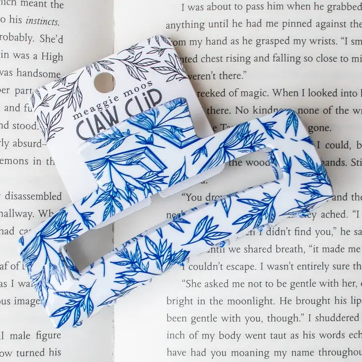 Bookish Hair Claw Clips