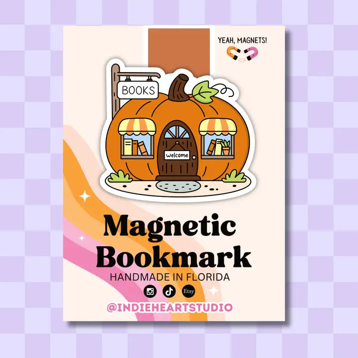 Magnetic Bookmark - Pumpkin Bookstore