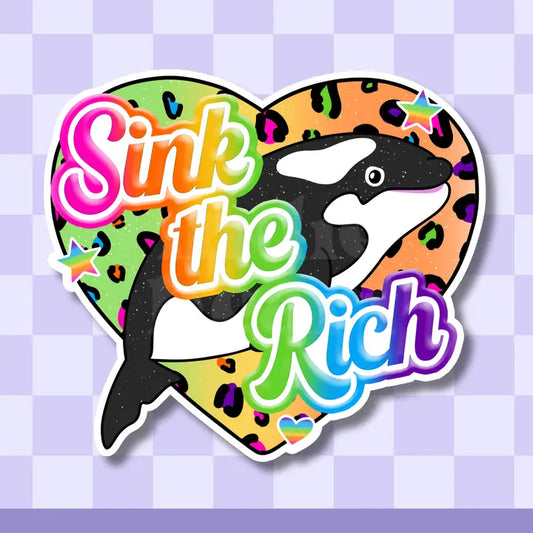 Sticker - Sink The Rich