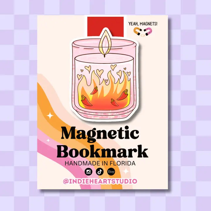 Magnetic Bookmark - Spicy Reader Candle