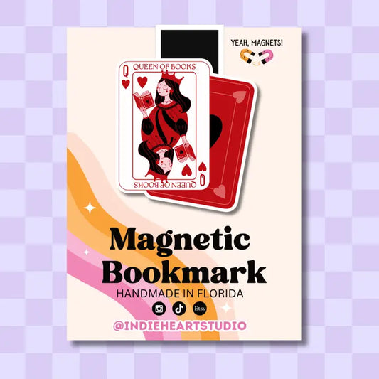 Magnetic Bookmark - Queen of Books