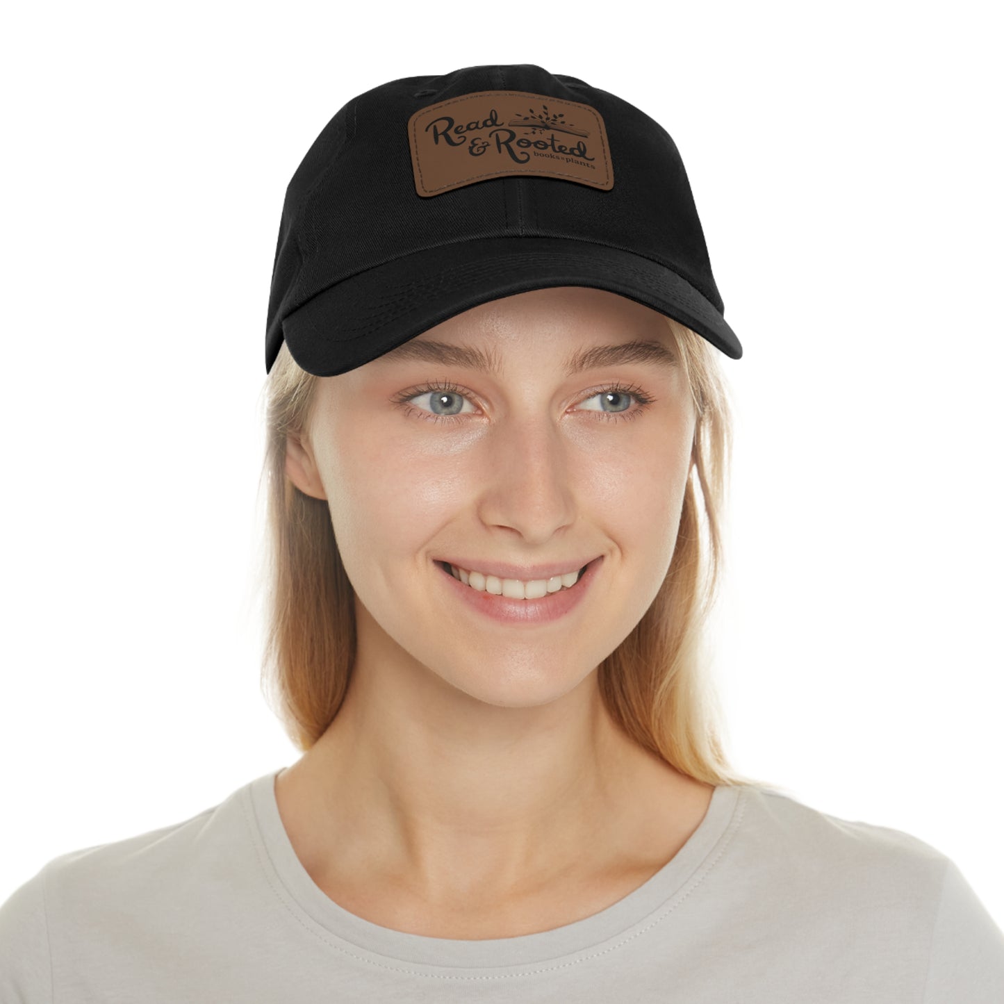 Shop Logo Dad Hat with Leather Patch
