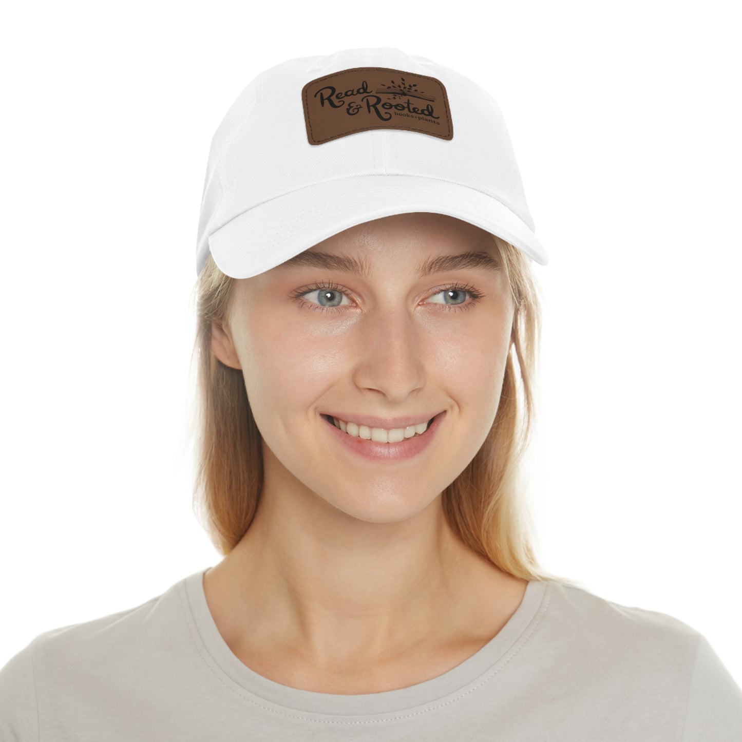 Shop Logo Dad Hat with Leather Patch