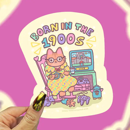 Sticker - Born in the 1900's Millennial
