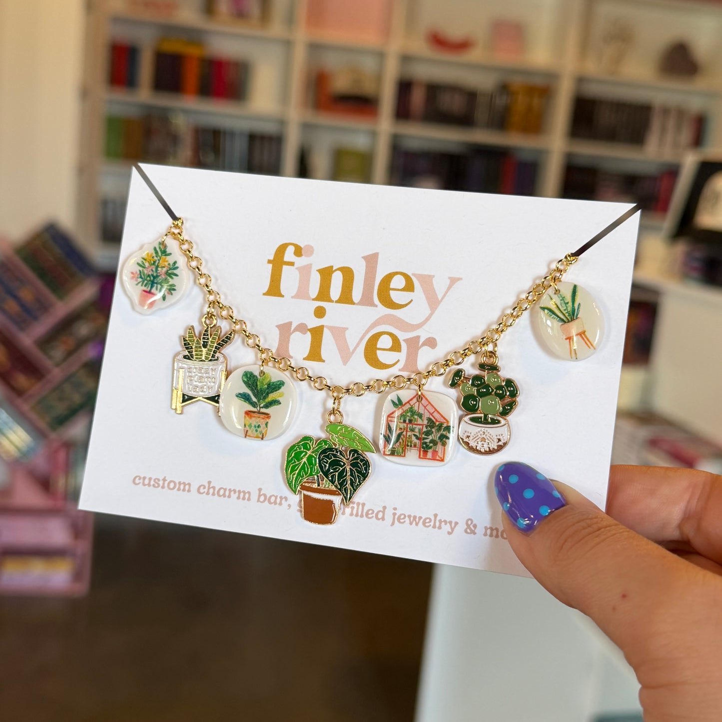 Crazy Plant Lady Charm Necklace
