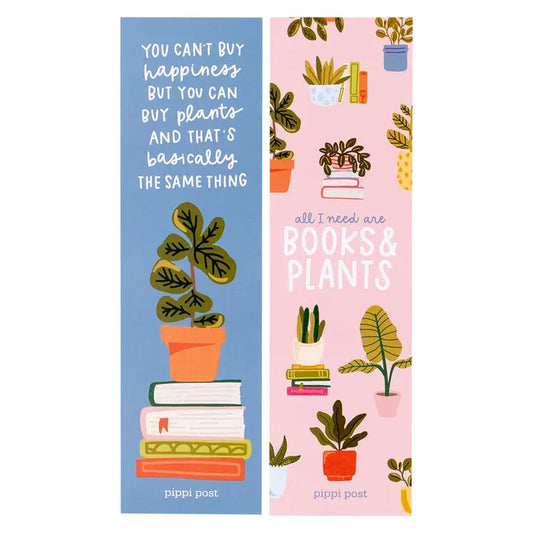 Bookmark Set - All I Need Books & Plants