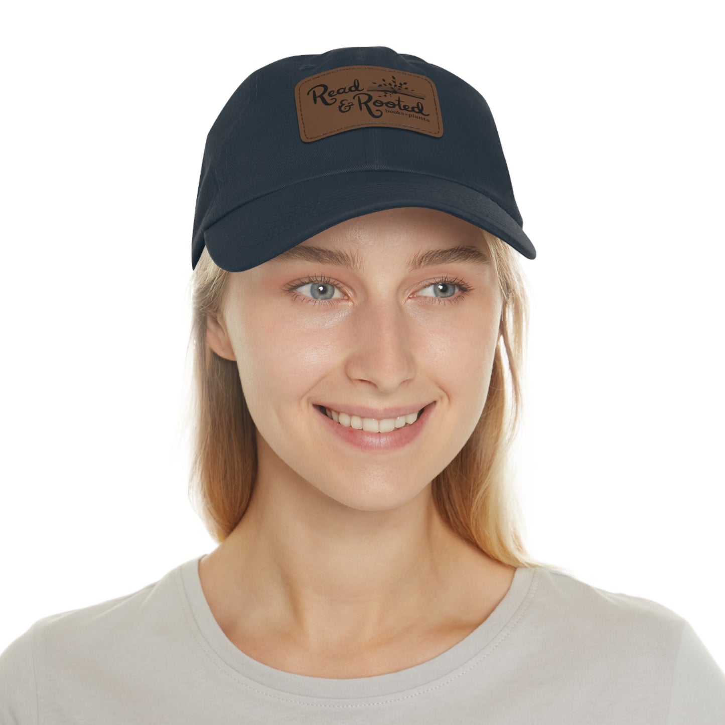 Shop Logo Dad Hat with Leather Patch
