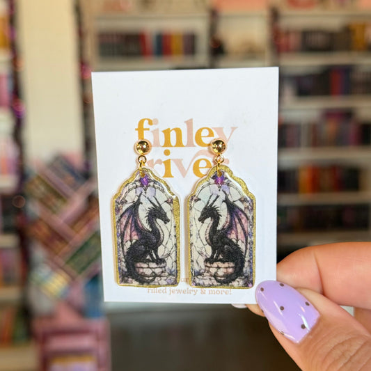 Stained Glass Window Earrings