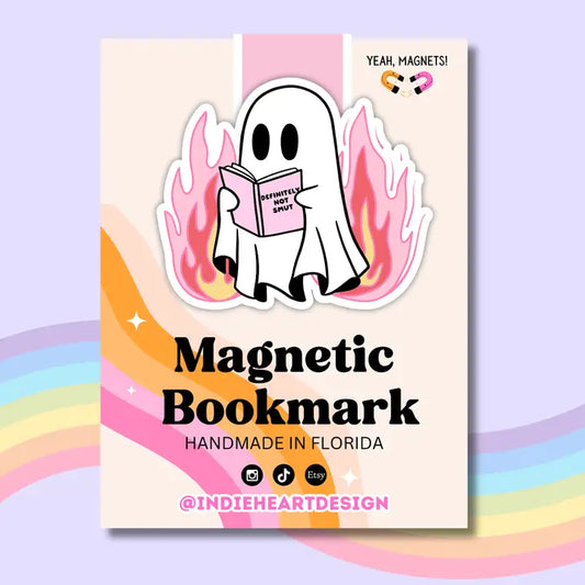 Magnetic Bookmark - Def Not Smut Ghost