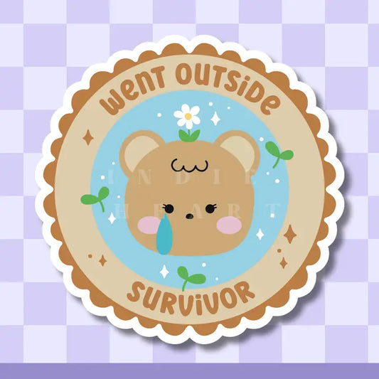 Sticker - Went Outside Survivor