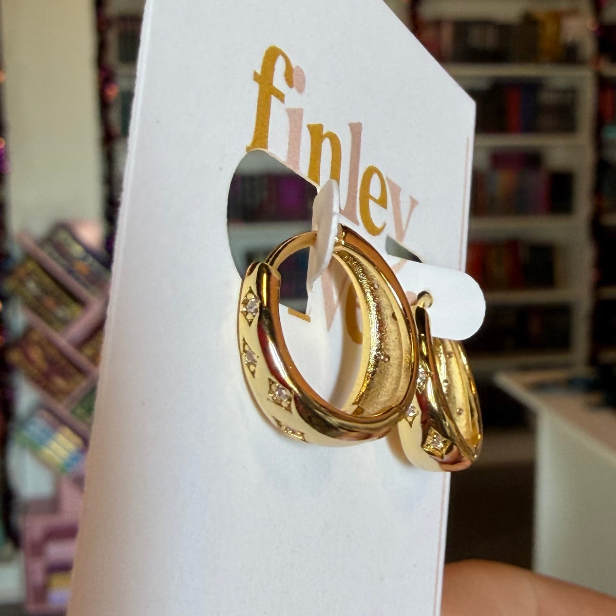 Celestial Huggies Earrings